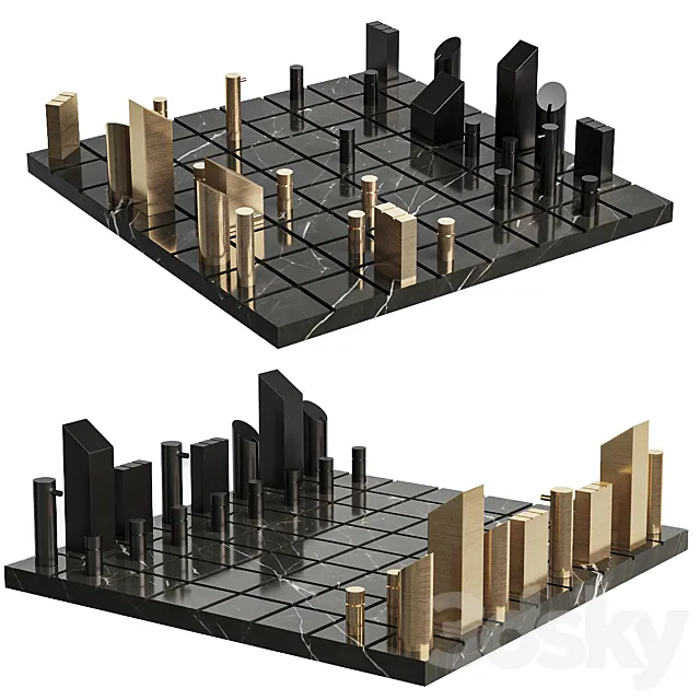 Mat Chess 3dsMax Model