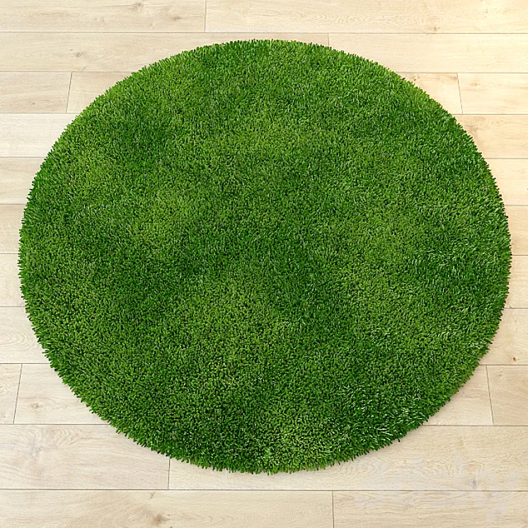 Mat round "grass" 3DS Max Model