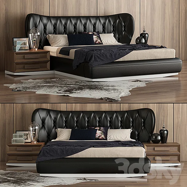 Matera bed 3DS Max Model