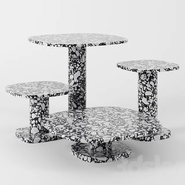 Matera tables by Baxter 3DSMax File
