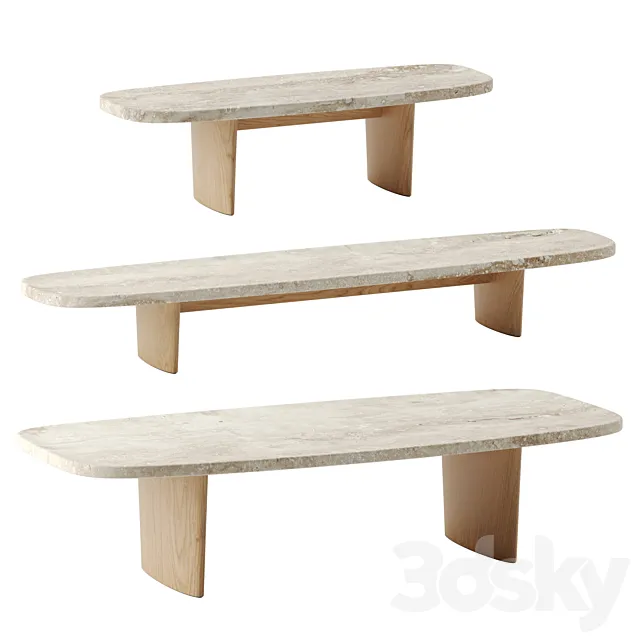 Materia coffee tables by ClassiCon 3ds Max