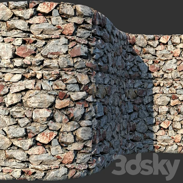 Material of masonry 3DS Max Model