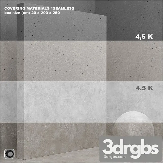 Material (seamless) – coating concrete plaster set 49 3dsmax Download