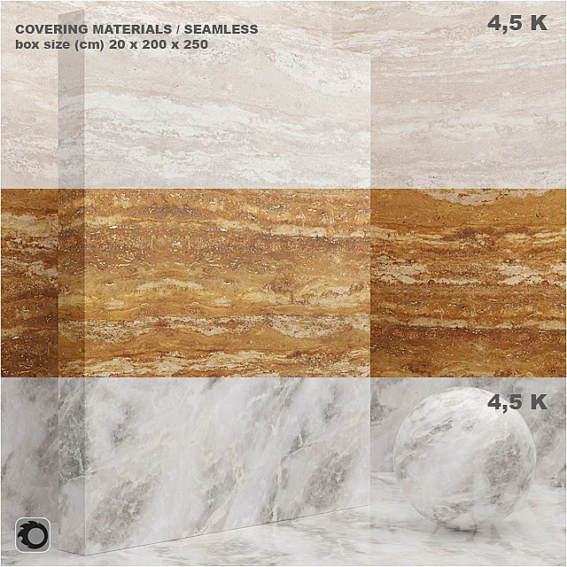 Material (seamless) – coating. marble. plaster set 44 3DSMax File