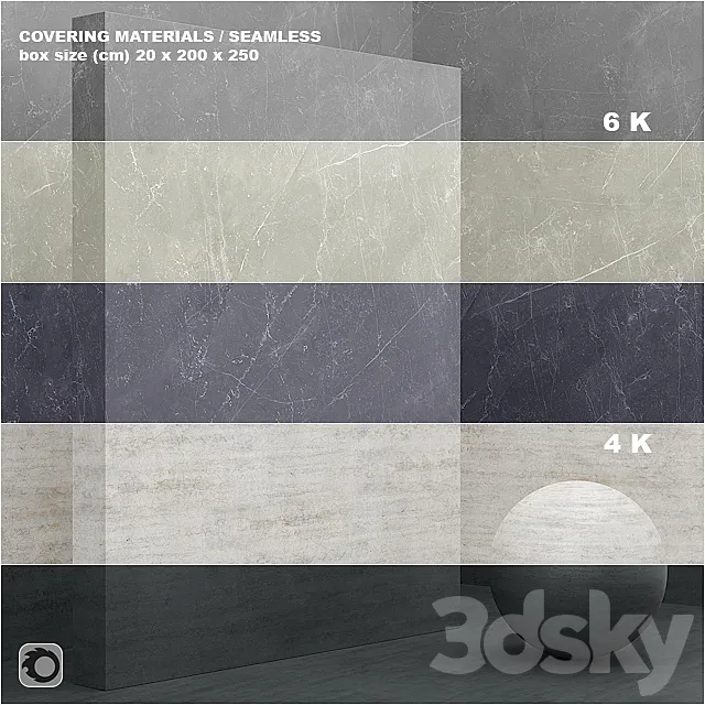 Material (seamless) – coating. marble. plaster set 46 3DSMax File