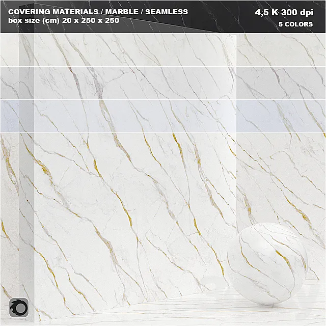 Material (seamless) – coating marble plaster set 63 3ds Max