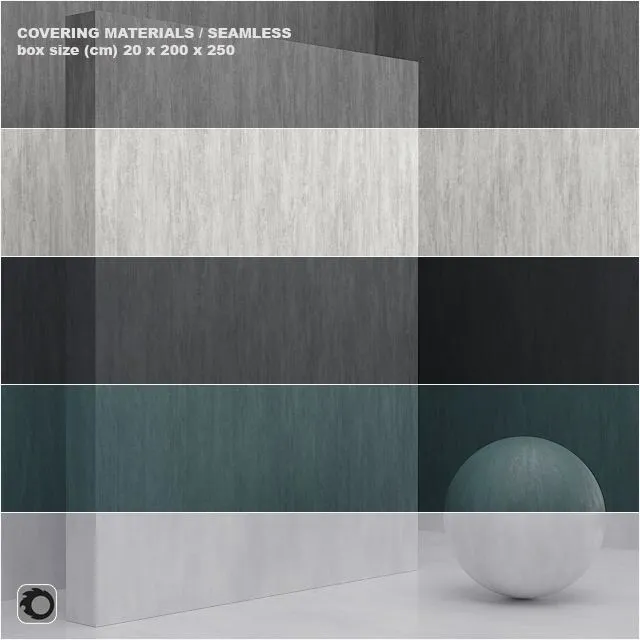 Material (seamless) – coating plaster set 40 3dsMax Model