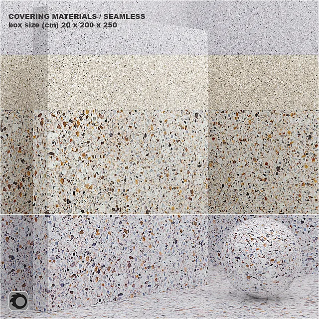 Material (seamless) – coating. stone. quartz set 49 3DSMax File