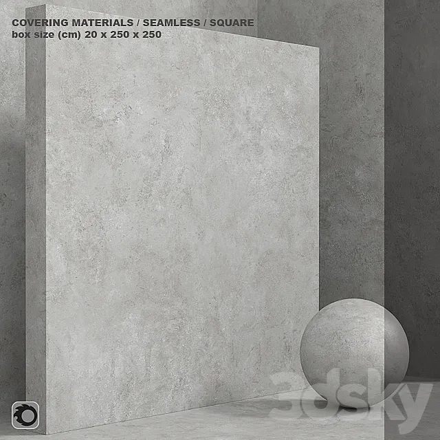 Material (seamless) – concrete plaster set 118 3DSMax File