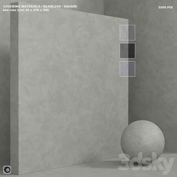 Material (seamless) – concrete plaster set 139 3DS Max