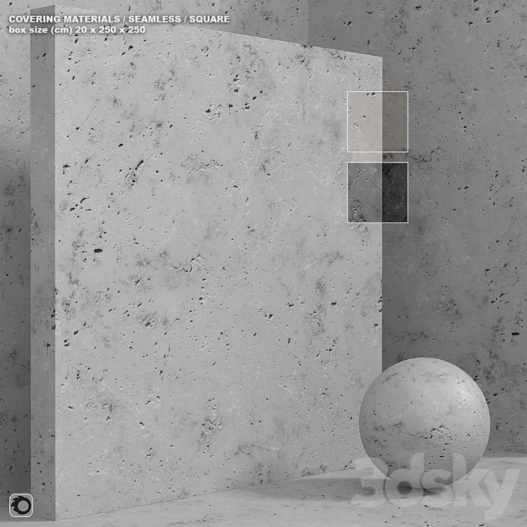 Material (seamless) – concrete plaster set 146 3DS Max