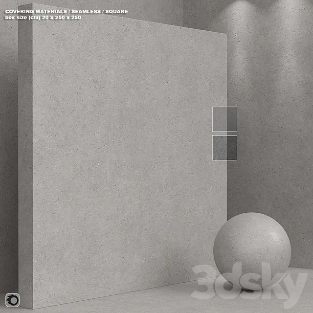 Material (seamless) – concrete plaster set 165 3DSMax File