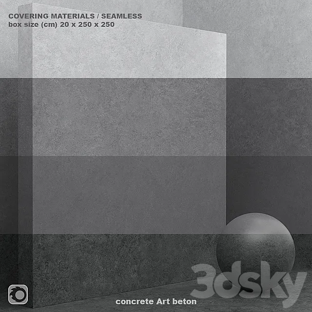 Material (seamless) – microconcrete. concrete. plaster set 73 3DSMax File