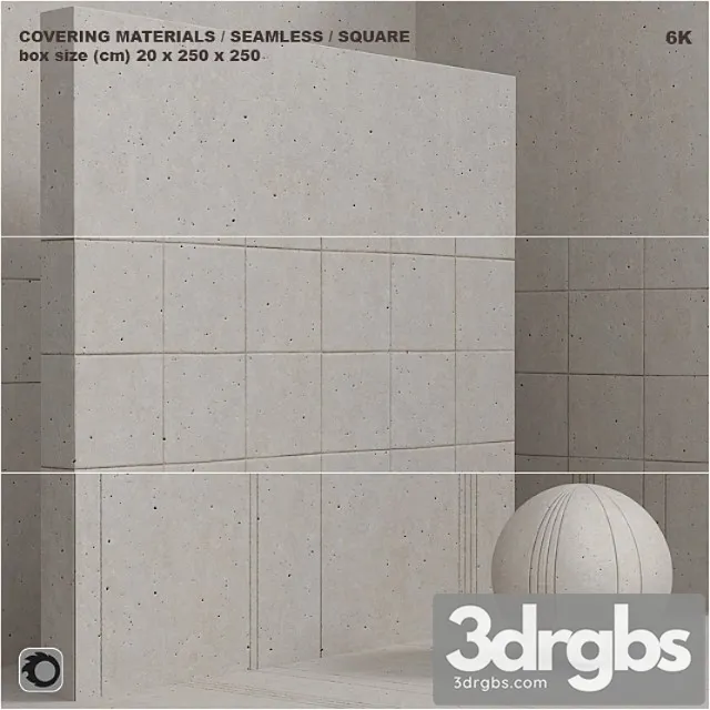 Material (seamless) – plaster concrete panel set 95 3dsmax Download