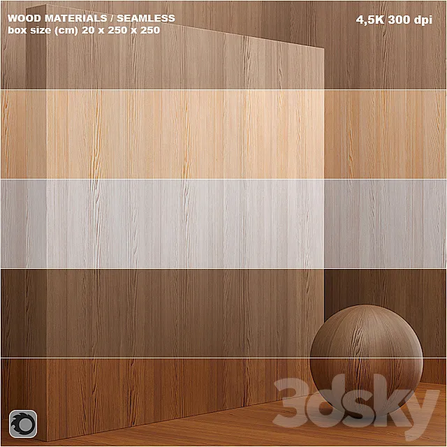 Material wood _ veneer _ (seamless) – set 29 3DS Max Model