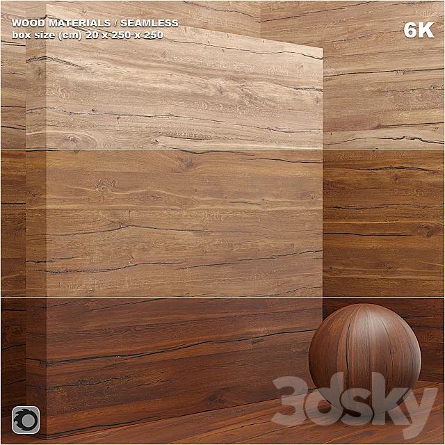 Material wood _ veneer _ slab (seamless) – set 27 3DS Max Model