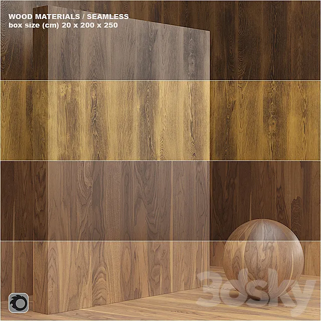 Material wood _ veneer (seamless) – set 15 3DS Max Model