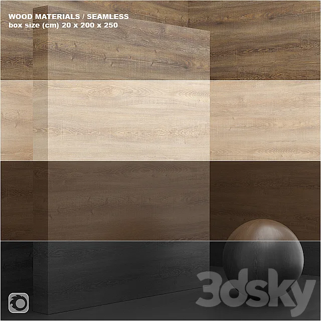 Material wood _ veneer (seamless) – set 20 3DS Max Model