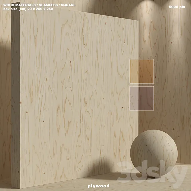 Material wood (seamless) plywood – set 152 3ds Max