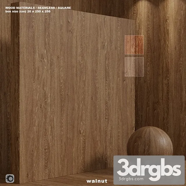 Materials Wood Material wood (seamless) walnut – set 113