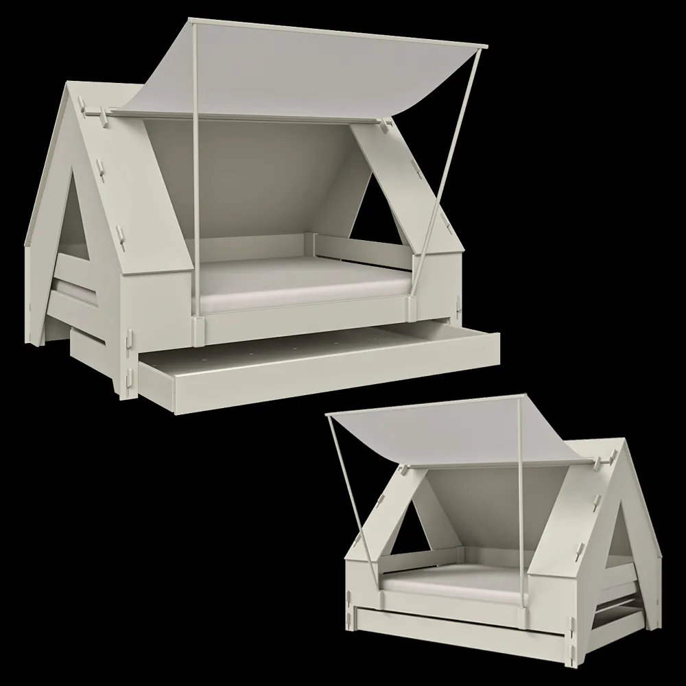 Mathy By Bols – Tent bed TEN LIT 140B – CL140 BB – SO140B – TL 90B MEL 3ds Max