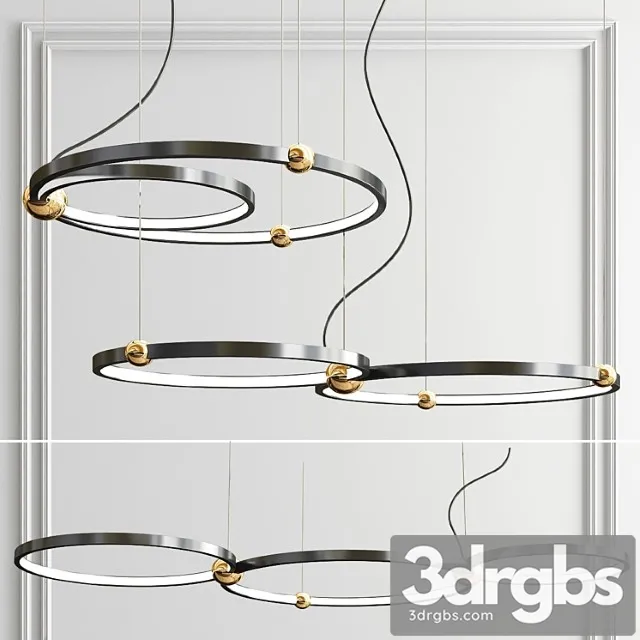 Mating rings chandelier