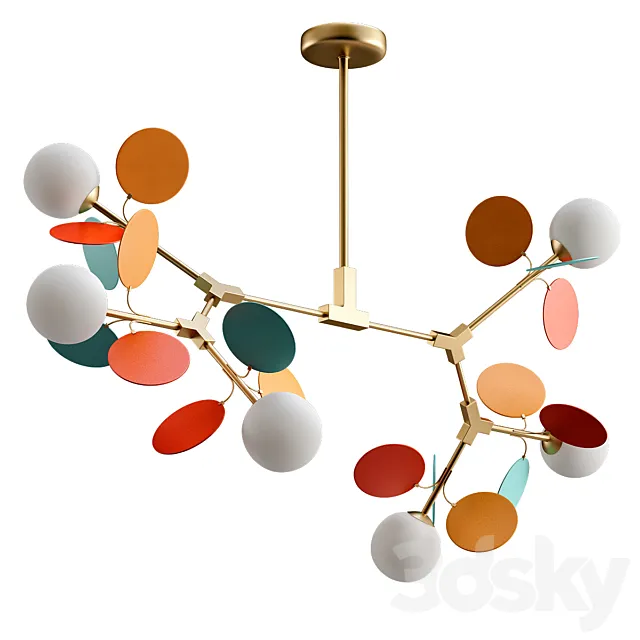 Matisse Chandelier 3DS Max Model