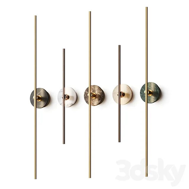 Matlight Milano Essential Stick Wall Lamps 3DS Max Model