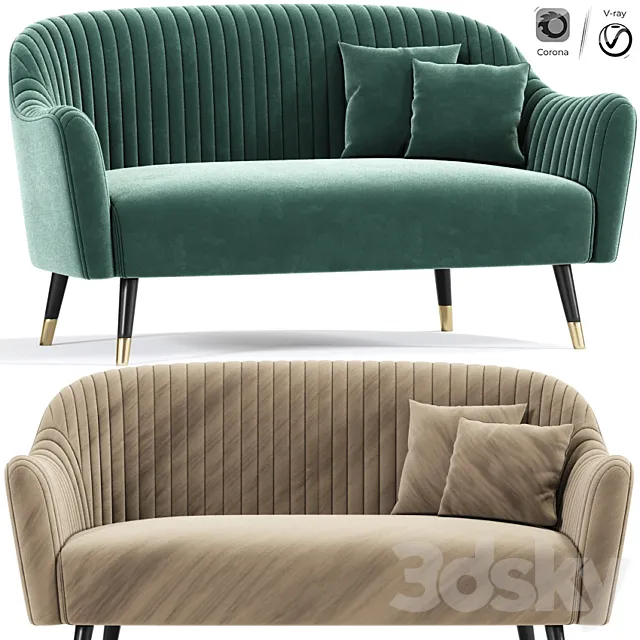 Matt blatt anna seater sofa 3ds Max