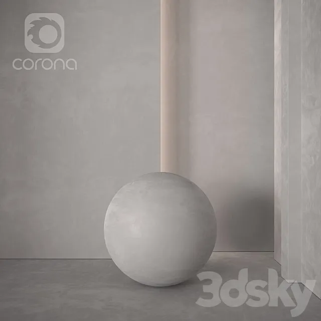 Matt plaster 3ds Max