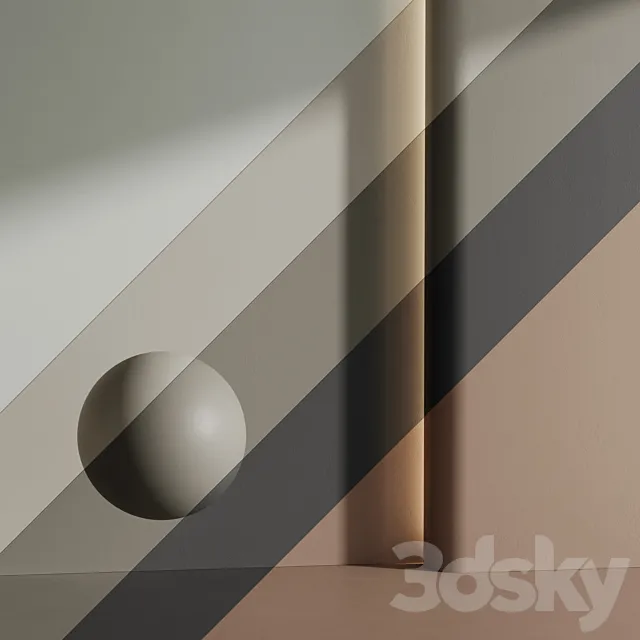 Matte wall paint 004 3ds Max