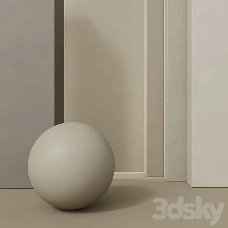 Matte wall paint 3DS Max