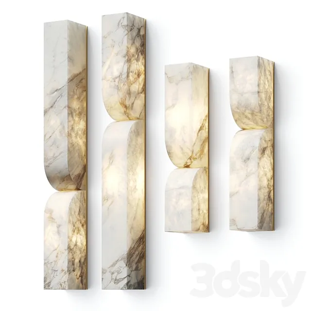 Matthew McCormick Labra\Lampatron Dash Wall Lamps 3DS Max Model