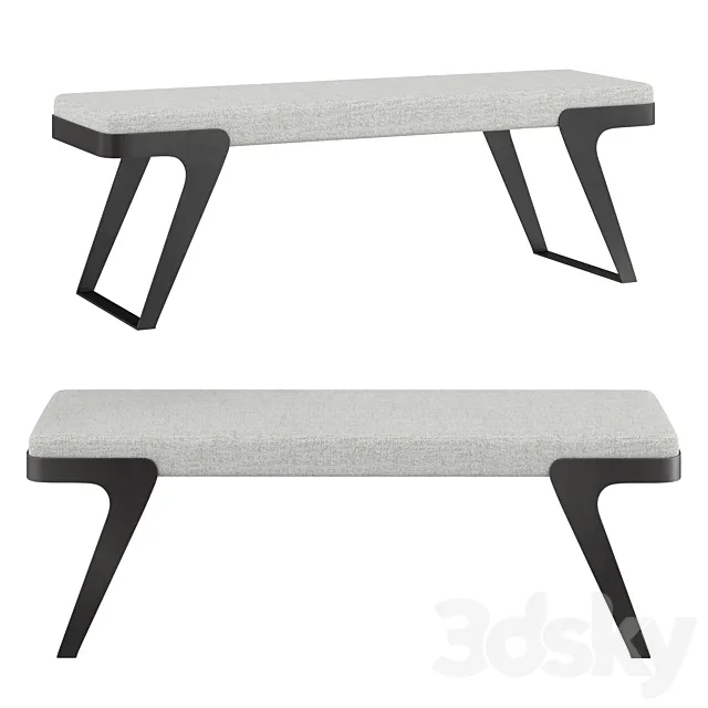 Matthew Williams Hover Modern Bench 3ds Max