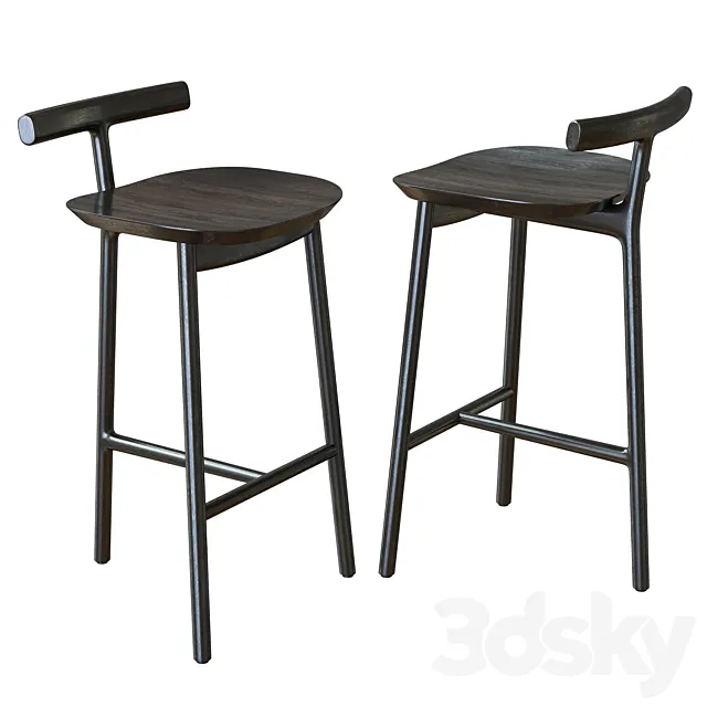 Mattiazzi MC7 Radice bar stool 3ds Max