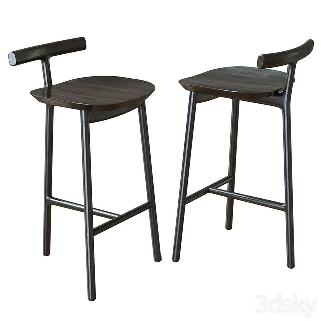 Mattiazzi MC7 Radice bar stool 3dsMax Model