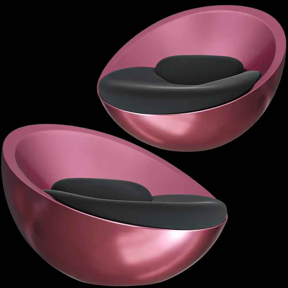 MAVIMATT – Armchair CHROMASIS 3ds Max