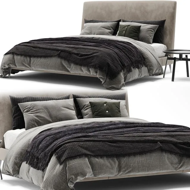 Maxalto Demetra Bed 3dsMax Model