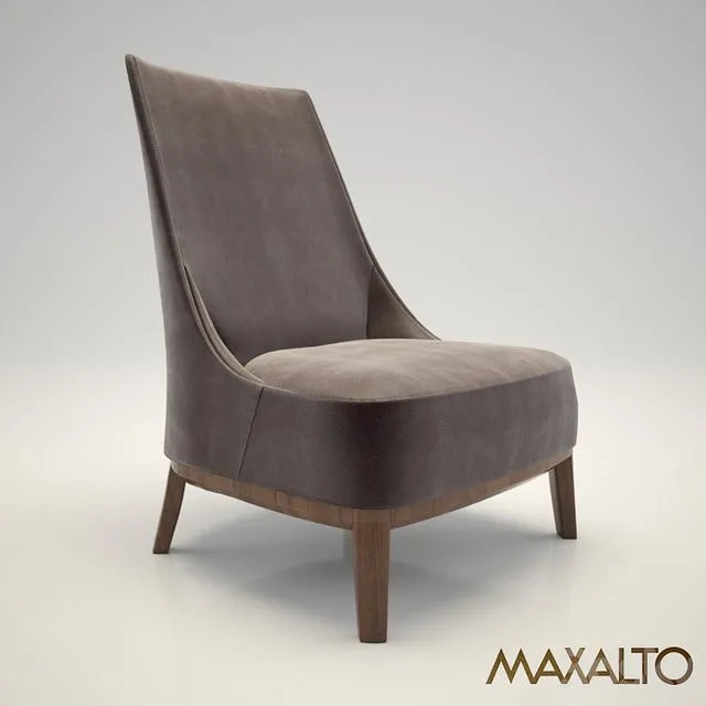 Maxalto Febo armchair Highback 3dsMax Model