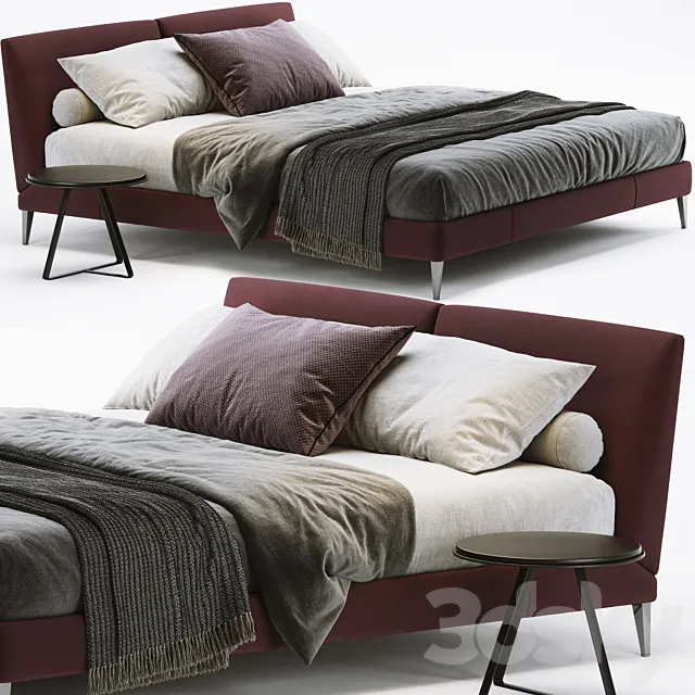Maxalto Selene Bed 3ds Max