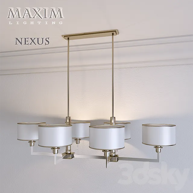 Maxim Lighting Chandelier Nexus 6-Light 3DSMax File