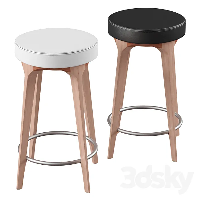 MAXIMA counter stool 3ds Max