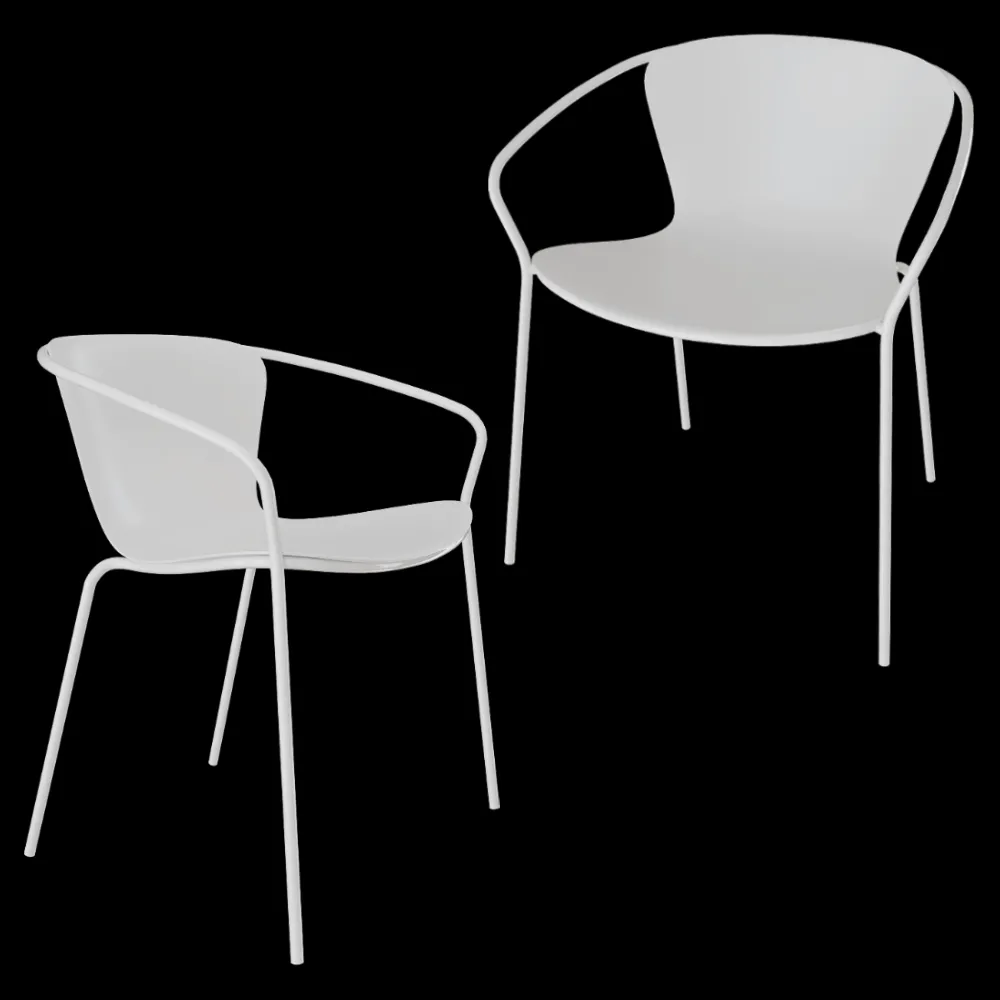 Maxlight – Chair Solea set of 4 3ds Max