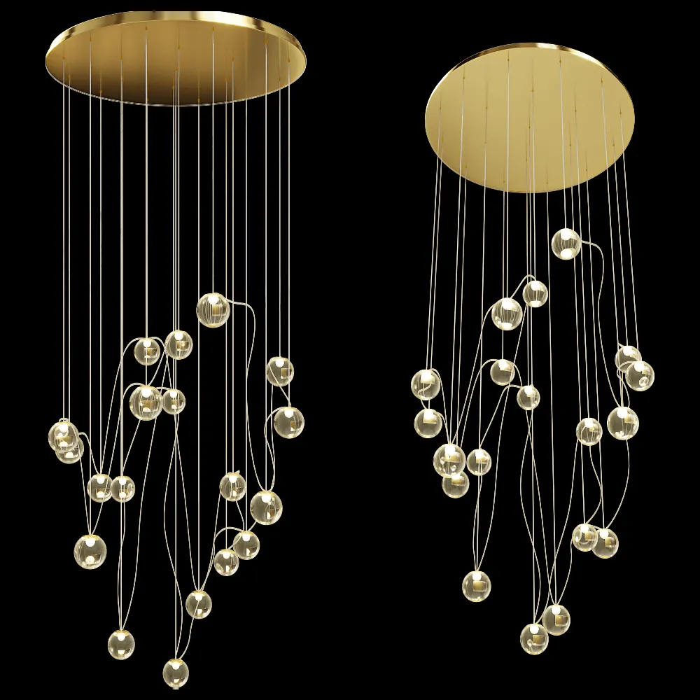 Maxlight – Chandelier Zoe P0387 3ds Max