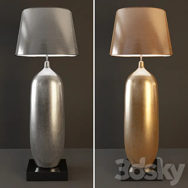 Maxlight Class floor lamp (silver and gold) 3DSMax File