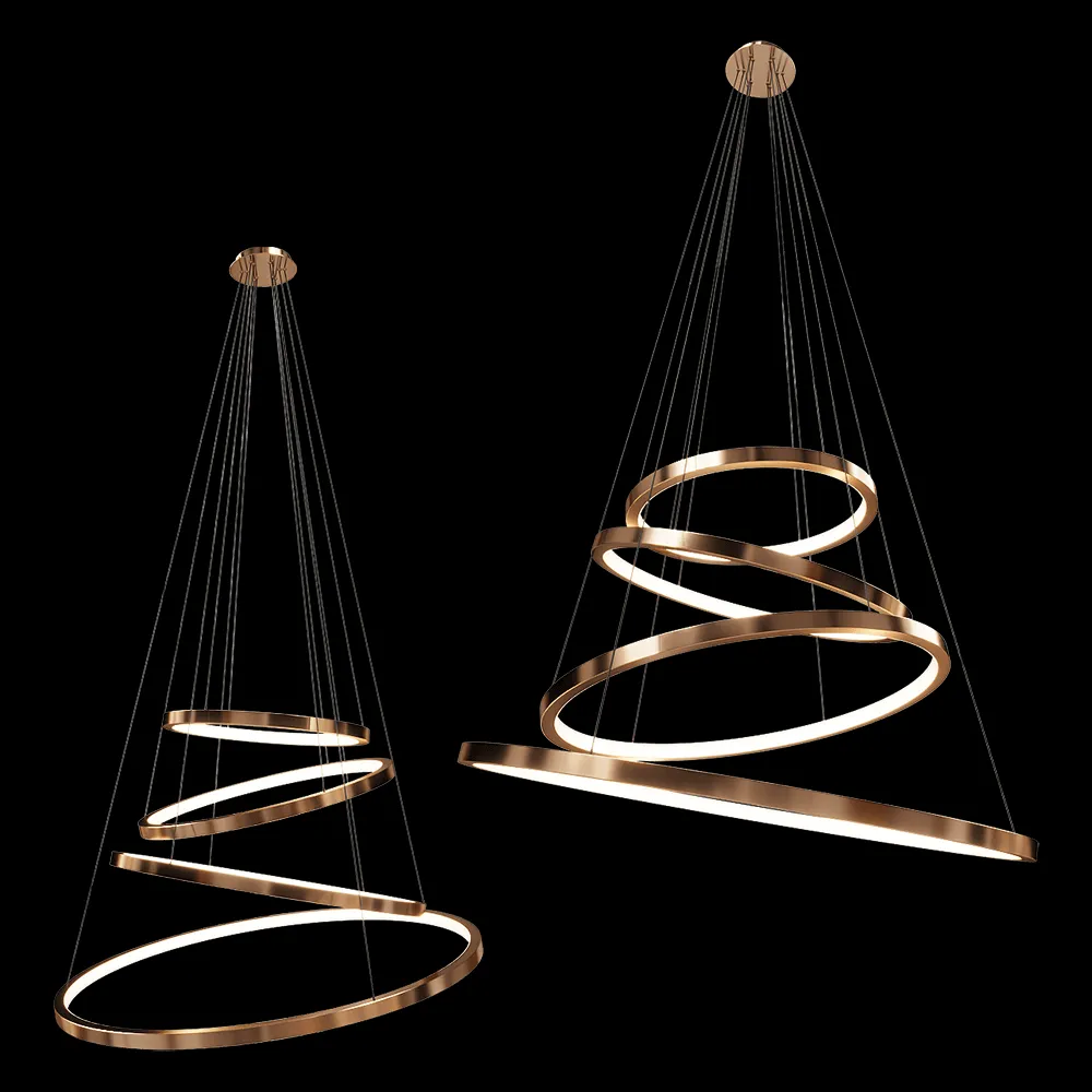Maxlight – Pendant lamp Queen P0244 3ds Max