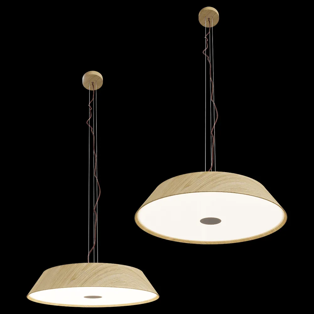 Maxlight – Pendant lamp Tamago P0550 oak 3ds Max