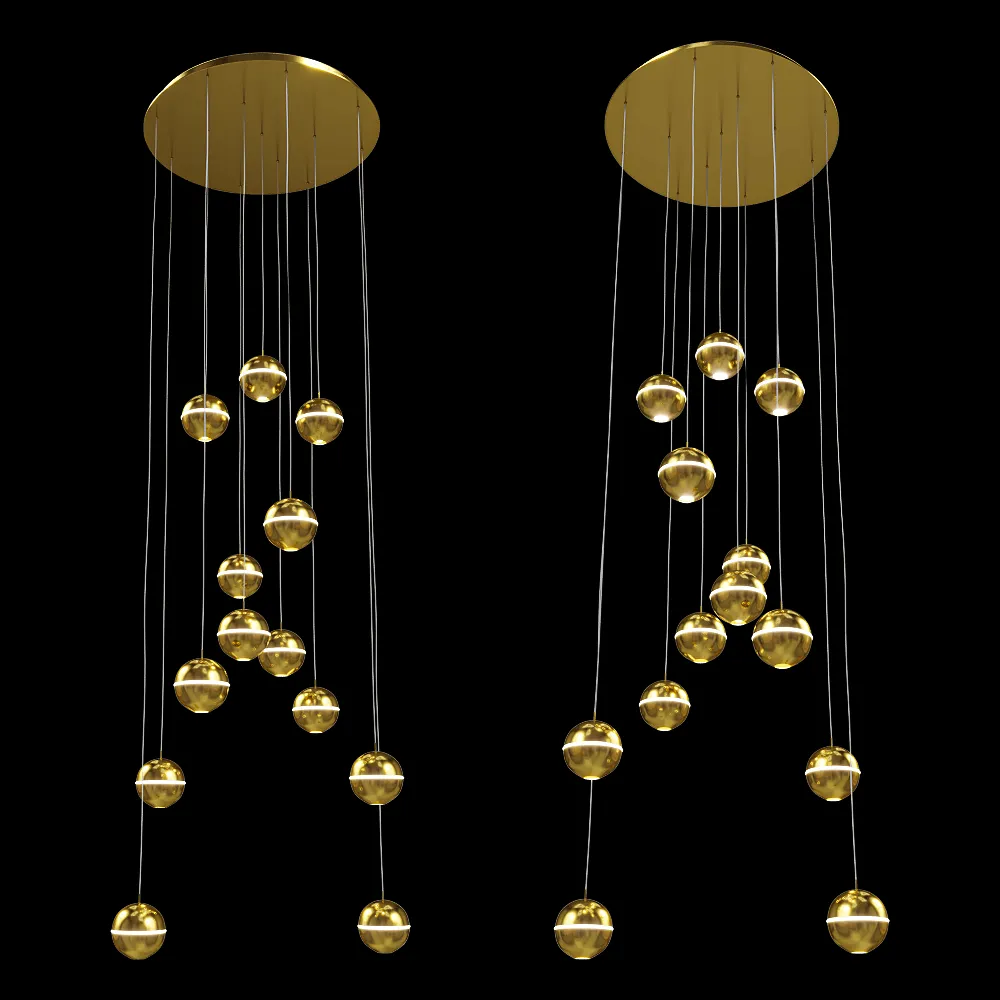 Maxlight – Pendant lamp Zen P0317 3ds Max
