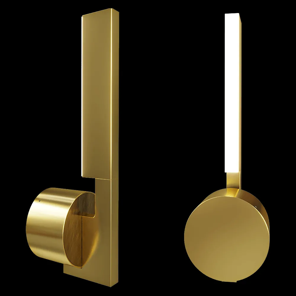 Maxlight – Wall lamp Merano I Gold W0345 3ds Max