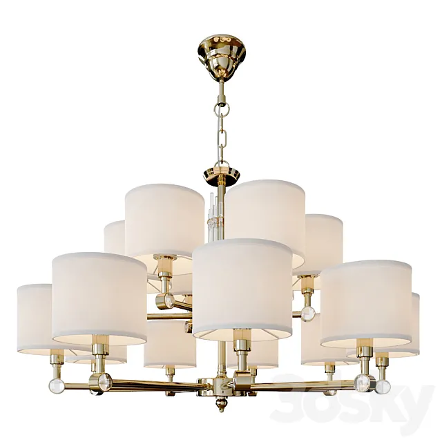 Maytoni Alloro chandelier lamp 3ds Max